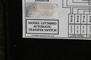 USED RV LPT 50BRD LYGHT POWER SYSTEMS AUTOMATIC TRANSFER SWITCH FOR SALE