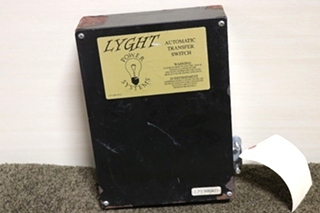 USED RV/MOTORHOME LYGHT POWER SYSTEMS AUTOMATIC TRANSFER SWITCH LPT50BRD FOR SALE