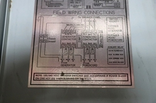USED POWER SWITCH PS-275 AUTOMATIC TRANSFER SWITCH MOTORHOME PARTS FOR SALE