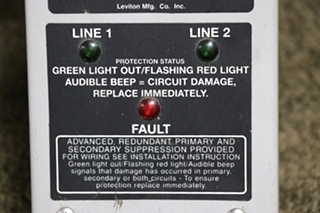 USED MOTORHOME AUTO TRANSFER SWITCH ES50M-65N WITH VOLTAGE SURGE SUPPRESSOR FOR SALE