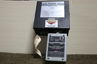 USED MOTORHOME AUTO TRANSFER SWITCH ES50M-65N WITH VOLTAGE SURGE SUPPRESSOR FOR SALE