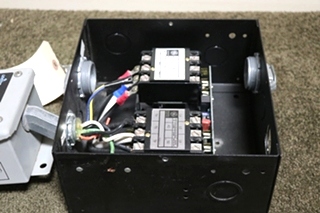 USED MOTORHOME AUTO TRANSFER SWITCH ES50M-65N WITH VOLTAGE SURGE SUPPRESSOR FOR SALE