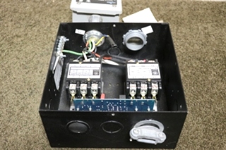 USED MOTORHOME AUTO TRANSFER SWITCH ES50M-65N WITH VOLTAGE SURGE SUPPRESSOR FOR SALE