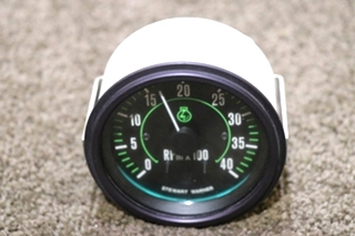 USED MOTORHOME STEWART WARNER 0920-NN1-003 TACHOMETER DASH GAUGE FOR SALE