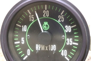 USED MOTORHOME STEWART WARNER 0920-NN1-003 TACHOMETER DASH GAUGE FOR SALE