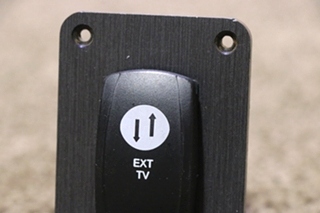 USED RV/MOTORHOME UP / DOWN EXT TV ROCKER SWITCH V8D1 FOR SALE