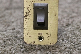 USED RADIO ON / OFF SWITCH PANEL MOTORHOME PARTS FOR SALE