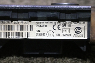 USED RV 29544830 ALLISON TRANSMISSION SHIFT SELECTOR TOUCH PAD FOR SALE