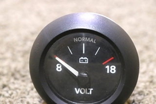 USED MOTORHOME FREIGHTLINER 6913-00051-01 VOLT DASH GAUGE FOR SALE