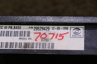 USED RV/MOTORHOME ALLISON TRANSMISSION SHIFT SELECTOR 29529429 FOR SALE