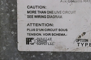 USED PPS ATS 5070 AUTOMATIC LINE/GENERATOR SWITCH MOTORHOME PARTS FOR SALE