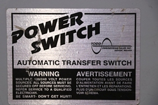 USED RV /MOTORHOME POWER SWITCH AUTOMATIC TRANSFER SWITCH PS262S FOR SALE