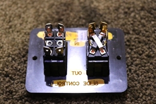 USED RV/MOTORHOME DRIVER / PASSENGER SLIDE CONTROL SWITCH PANEL FOR SALE
