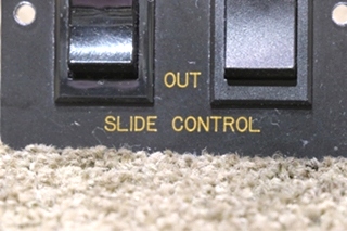USED RV/MOTORHOME DRIVER / PASSENGER SLIDE CONTROL SWITCH PANEL FOR SALE
