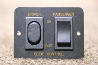 USED DRIVER / PASSENGER SLIDE CONTROL SWITCH PANEL RV PARTS FOR SALE