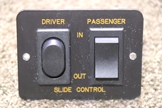USED DRIVER / PASSENGER SLIDE CONTROL SWITCH PANEL RV PARTS FOR SALE