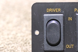 USED DRIVER / PASSENGER SLIDE CONTROL SWITCH PANEL RV PARTS FOR SALE