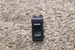 USED SMALL BLACK ROCKER SWITCH RV/MOTORHOME PARTS FOR SALE