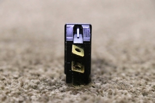USED SMALL BLACK ROCKER SWITCH RV/MOTORHOME PARTS FOR SALE