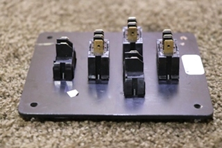 USED SP1407 COACHMEN 5 SWITCH DASH PANEL RV PARTS FOR SALE