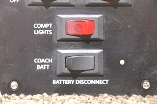 USED SP1407 COACHMEN 5 SWITCH DASH PANEL RV PARTS FOR SALE