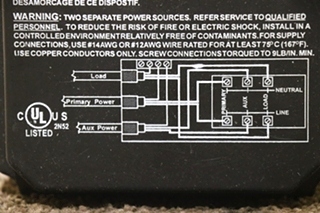 USED RV 00-00568-000 INTELLITEC TRANSFER RELAY DELAY FOR SALE