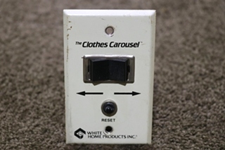 USED RV THE CLOTHES CAROUSEL SWITCH PANEL FOR SALE