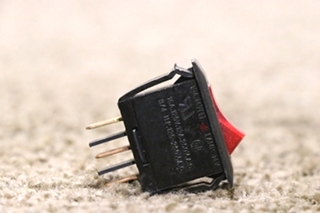 USED MOTORHOME RED LIGHT ROCKER SWITCH FOR SALE
