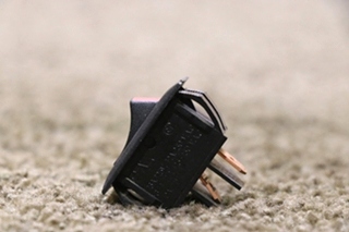 USED RV/MOTORHOME OFF / ON BLACK ROCKER SWITCH FOR SALE