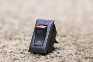 USED OFF / ON BLACK ROCKER SWITCH RV PARTS FOR SALE