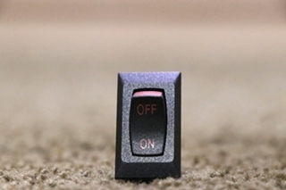 USED OFF / ON BLACK ROCKER SWITCH RV/MOTORHOME PARTS FOR SALE