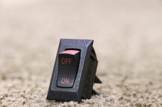USED OFF / ON BLACK ROCKER SWITCH RV/MOTORHOME PARTS FOR SALE