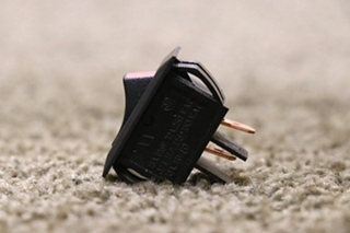 USED OFF / ON BLACK ROCKER SWITCH RV/MOTORHOME PARTS FOR SALE