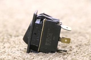USED RV/MOTORHOME BLACK ROCKER SWITCH 0852-0225 FOR SALE