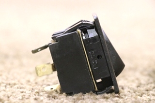 USED RV/MOTORHOME BLACK ROCKER SWITCH 0852-0225 FOR SALE