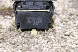 USED MOTORHOME BLACK 0852-0113 ROCKER SWITCH FOR SALE