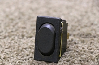 USED 0852-0105 BLACK ROCKER SWITCH RV PARTS FOR SALE