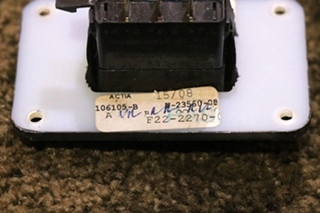USED RV EXTEND / RETRACT SWITCH PANEL FOR SALE