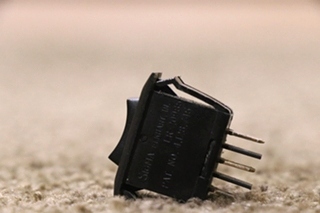 USED MOTORHOME SMALL BLACK ROCKER SWITCH FOR SALE