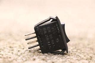 USED MOTORHOME SMALL BLACK ROCKER SWITCH FOR SALE