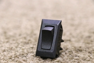 USED RV/MOTORHOME SMALL BLACK ROCKER SWITCH FOR SALE