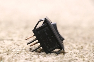 USED SMALL BLACK ROCKER SWITCH RV PARTS FOR SALE