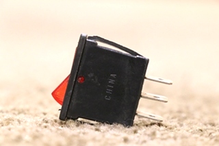USED MOTORHOME RED LIGHT ROCKER SWITCH FOR SALE
