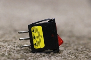 USED MOTORHOME RED LIGHT ROCKER SWITCH FOR SALE