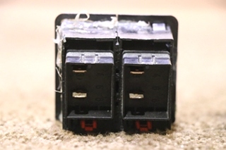 USED MOTORHOME DOUBLE LIGHT DASH SWITCH PANEL FOR SALE