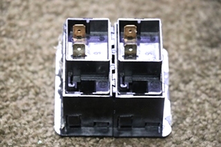 USED MOTORHOME DOUBLE LIGHT DASH SWITCH PANEL FOR SALE