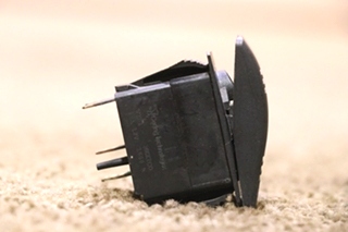 USED RV/MOTORHOME BLACK ROCKER SWITCH V2D1 FOR SALE