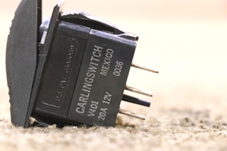 USED BLACK V4D1 ROCKER SWITCH MOTORHOME PARTS FOR SALE