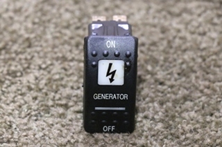 USED RV V8D1 ON / OFF GENERATOR DASH SWITCH FOR SALE RV Components Switches