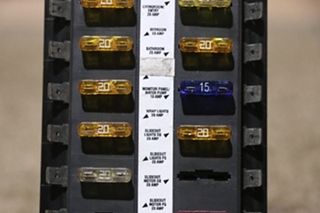 USED RV/MOTORHOME  BUSS ATC FUSE PANEL 15600-20-11 FOR SALE